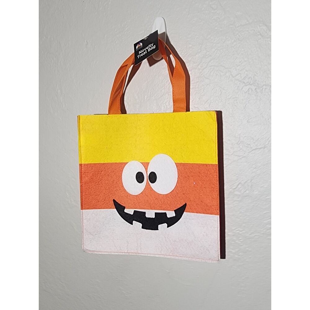 Old East Main Co Silly Face Novelty Treat Toy Party Book Snack Bag Tote Orange